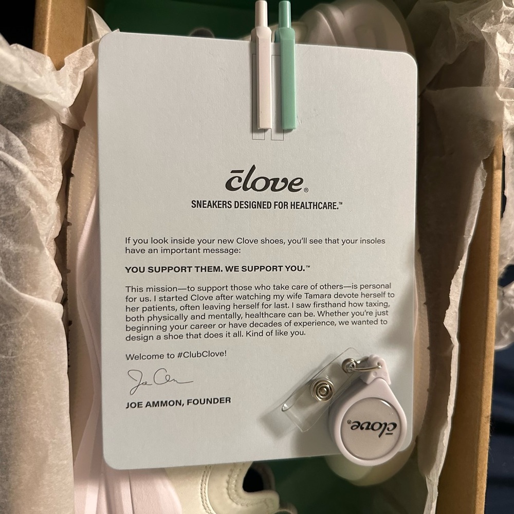 Clove sneakers. Never taken out of box. Brand new. Size 6